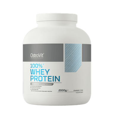 100% Whey Protein Strawberry Cream