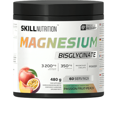 Magnesium Bisglycinate Passion Fruit-Peach 480g Pulver