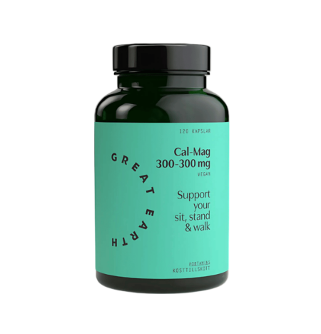 Great Earth Cal-Mag 600-300 mg vegan 120 tabletter