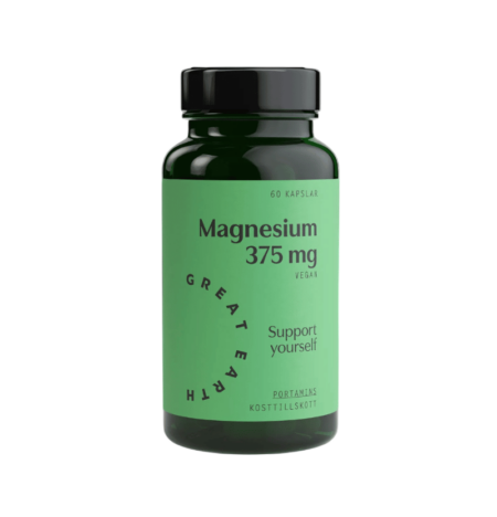 Great Earth Magnesium 375mg 60 Kapslar