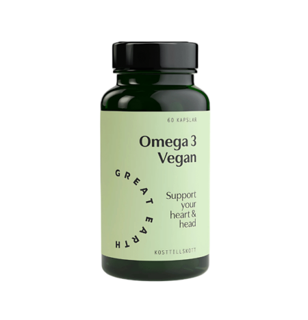 Great Earth Omega 3 Vegan 500mg 60 Kapslar