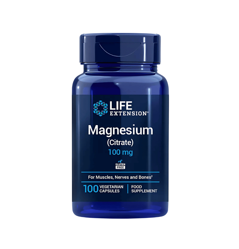 Life Extension Magnesiumcitrat 100mg 100 Kapslar