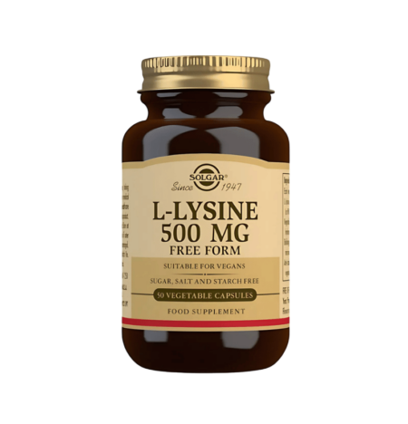 Solgar L-Lysin 500mg 50 Kapslar
