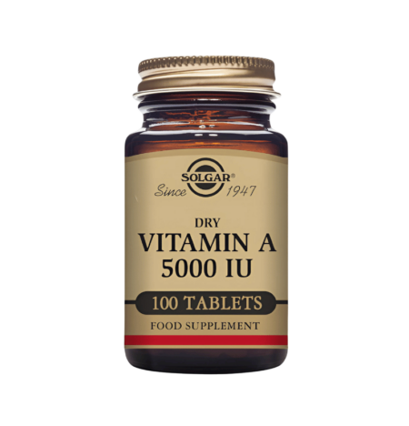 Solgar Dry Vitamin A 5000IU 100 Tabletter