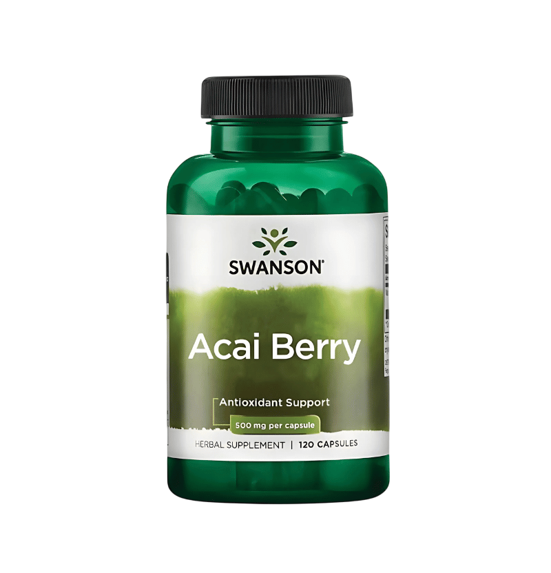 Swanson Acai Berry 500mg 120 Kapslar