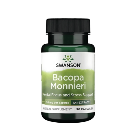 Swanson Bacopa Monniera Brahmi 50mg 90 Kapslar