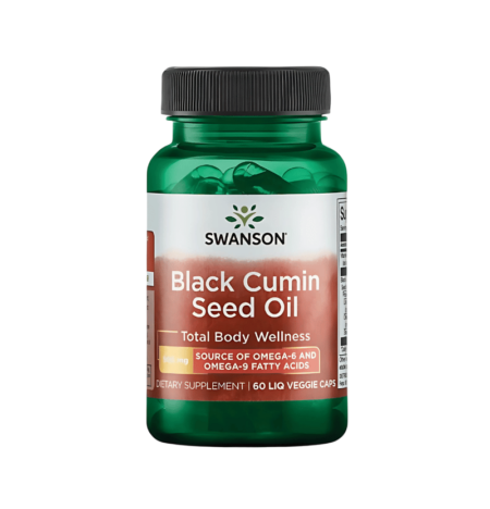 Swanson Black Cumin Seed Oil 500mg 60 Kapslar