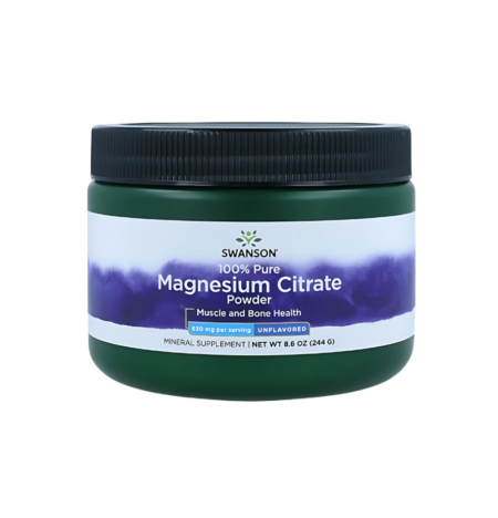 Swanson Magnesiumcitrat 244g - Pulver