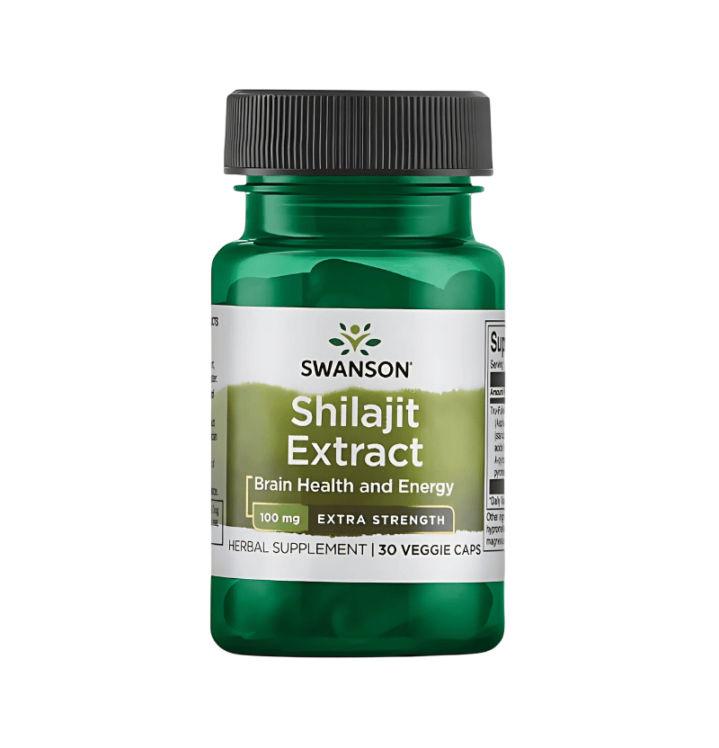 Swanson Shilajit Extract 100mg 30 Kapslar