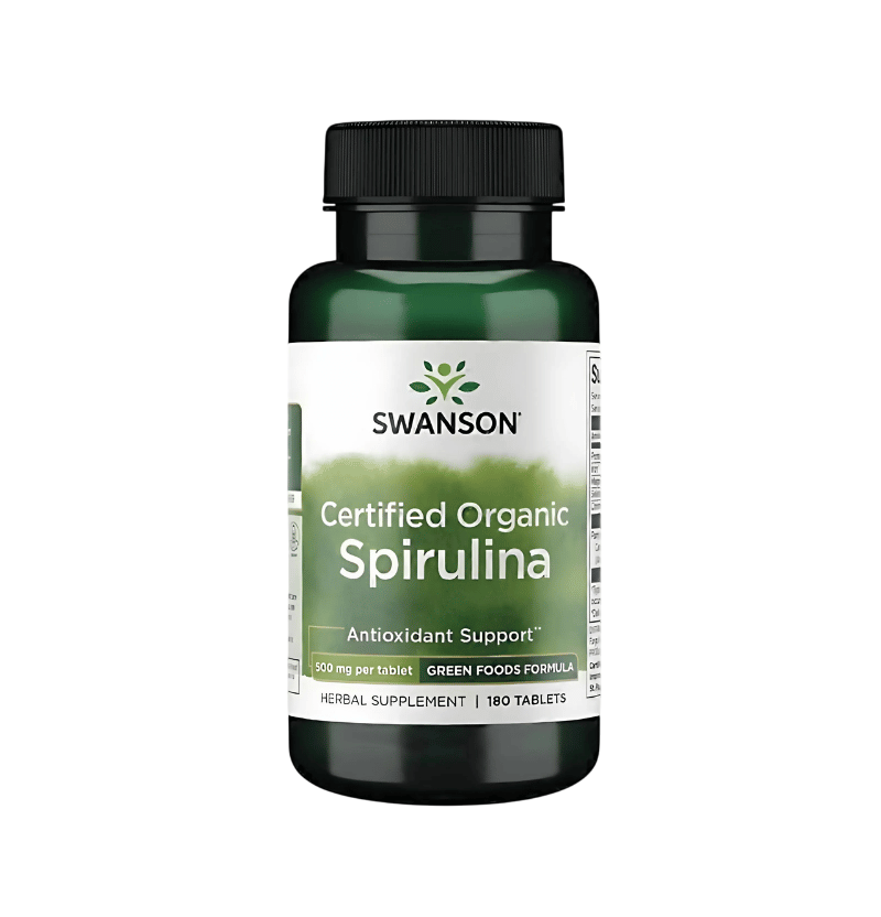 Swanson Spirulina 500mg 180 Tabletter