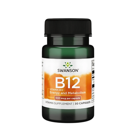 Swanson Vitamin B12 500mcg 30 Kapslar