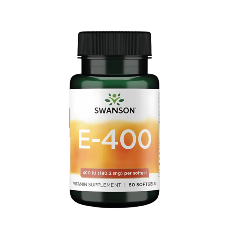 Swanson Vitamin E 400IE 60 Kapslar