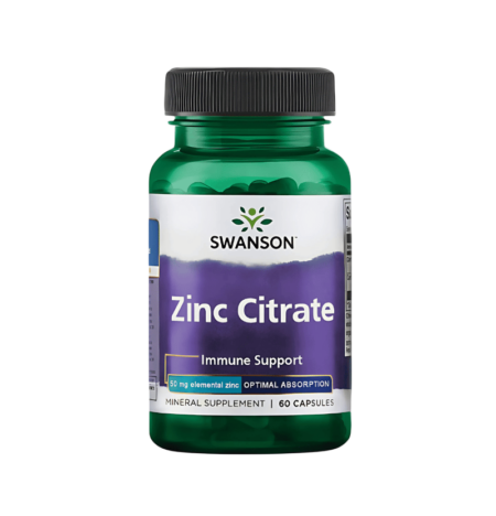 Swanson Zinc Citrate 30mg 60 Kapslar