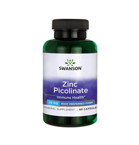 Swanson Zinc Picolinate 22mg 60 Kapslar