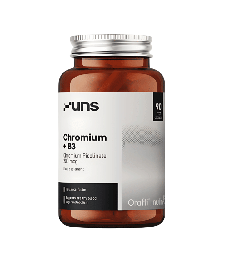 UNS Chromium - Krom + B3 200mcg 90 Kapslar