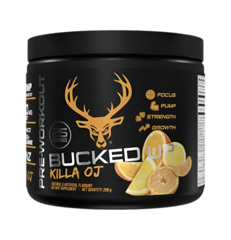 Bucked Up Pre-Workout Killa OJ 288g