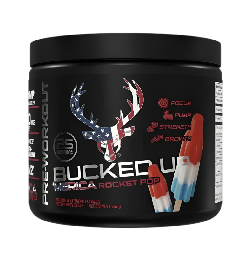 Bucked Up Pre-Workout Rocket Pop 280g