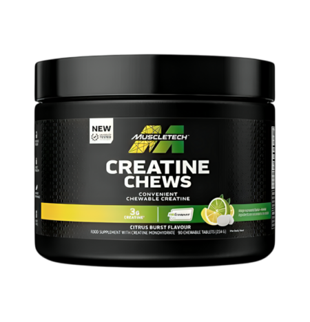 MuscleTech Creatine Chews, Citrus Burst 90 Tuggtabletter
