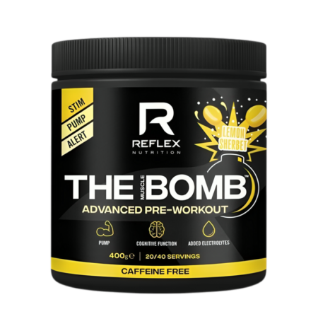 Reflex Nutrition The Muscle Bomb Caffeine Free, Lemon Sherbet 400g