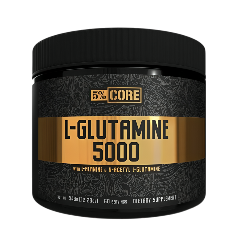 5% Nutrition L-Glutamine 5000 - Core Series, Unflavoured - 348 grams