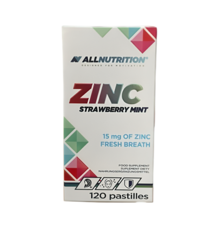 Allnutrition Zinc 15mg (Strawberry Mint) 120 Pastiller