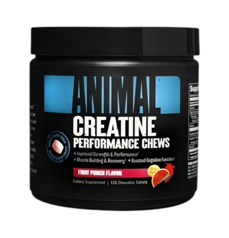Animal Animal Creatine Chews Fruit Punch 120 Tuggtabletter