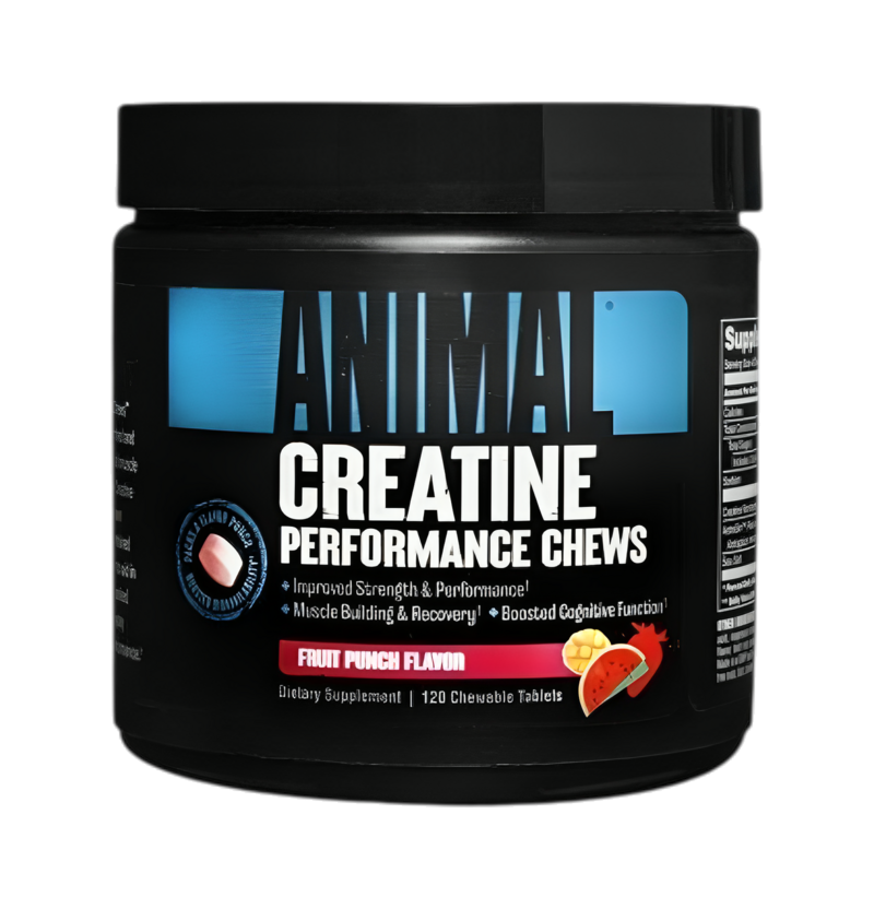 Animal Animal Creatine Chews Fruit Punch 120 Tuggtabletter