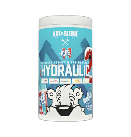 Axe & Sledge Hydraulic V2 Non-Stim Pre-Workout ICEE Blue Raspberry 450g