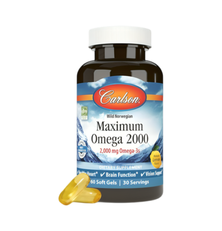 Carlson Labs Maximum Omega 2000 60 Mjukgelkapslar