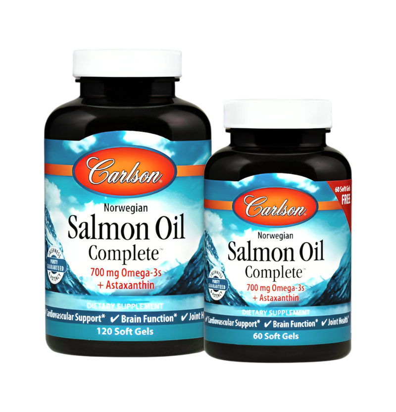 Carlson Labs Norwegian Salmon Oil Complete 120+60 Kapslar