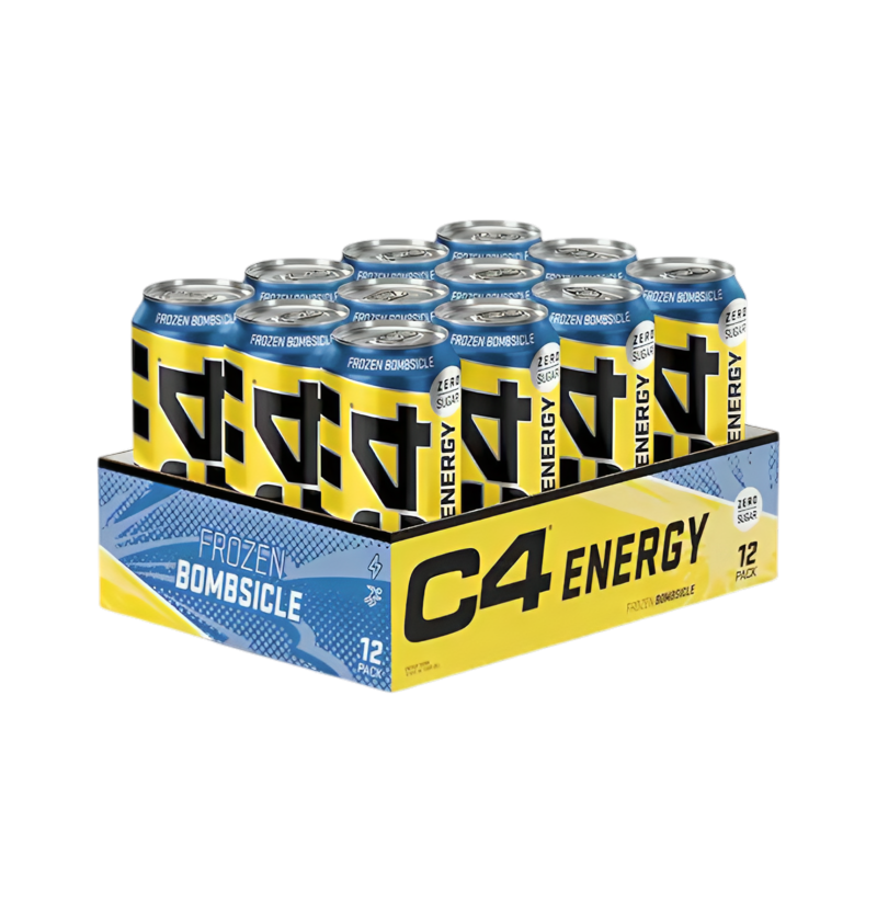 Cellucor C4 Explosive Energy Drink Frozen Bombsicle 12 x 500ml