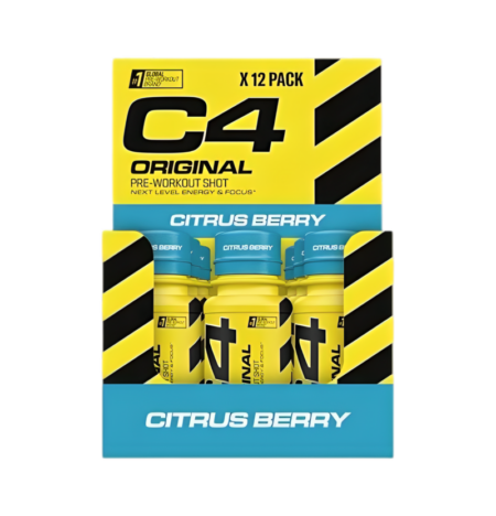 Cellucor C4 Original Pre-Workout Shot Citrus Berry 12 x 60ml Shots