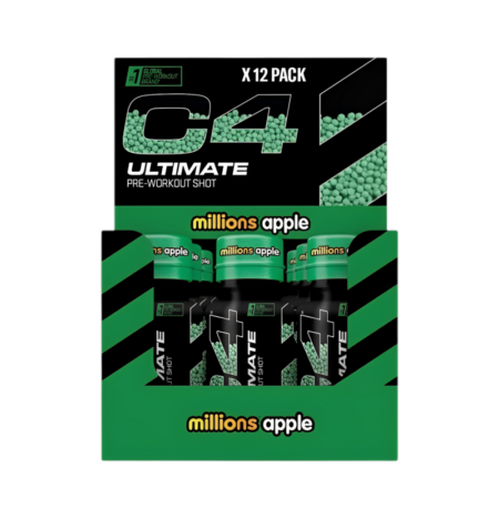 Cellucor C4 Ultimate Pre-Workout Millions Apple 12x60ml Shots