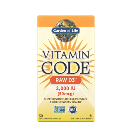 Garden of Life Vitamin Code Raw D3 2000IU 60 Kapslar