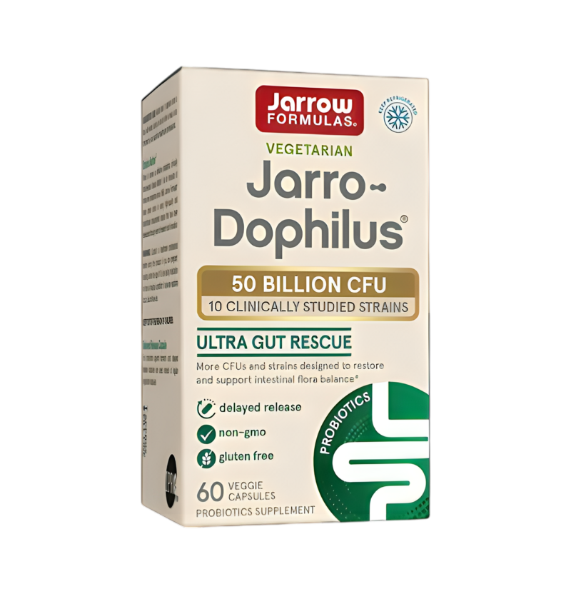 Jarrow Formulas Jarro-Dophilus Ultra Gut Rescue 50 Billion CFU 60 Kapslar