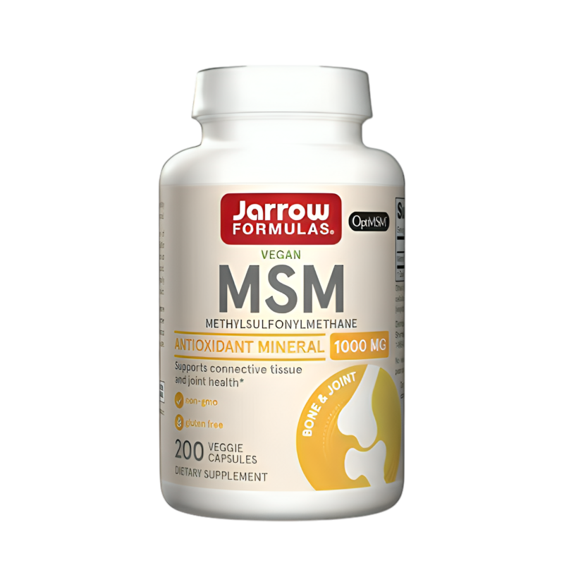 Jarrow Formulas MSM (Methyl-Sulfonyl-Methane) 1000mg 200 Kapslar