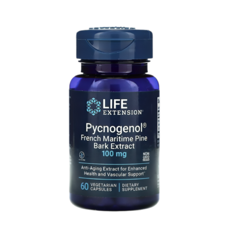 Life Extension Pycnogenol French Maritime Pine Bark Extract 100mg 60 Kapslar