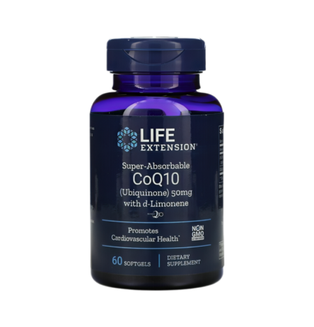 Life Extension Super Absorbable CoQ10 with d-Limonene 50mg 60 Mjukgelkapslar