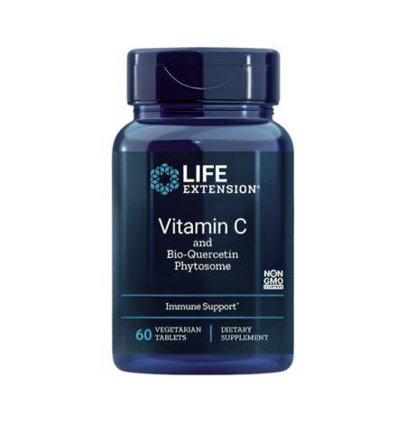 Life Extension Vitamin C and Quercetin Phytosome 60 Vegetariska Tabletter