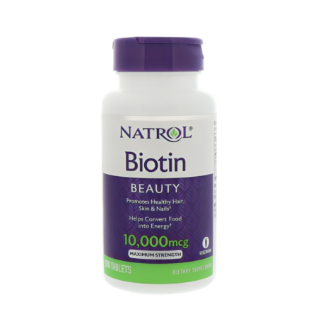 Natrol Biotin 10000mcg 100 Tabletter