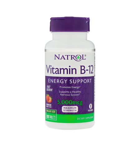 Natrol Vitamin B-12 Fast Dissolve 5000µg 100 Tabletter