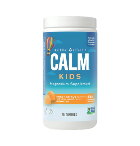 Natural Vitality Calm Kids Gummies, Sweet Citrus 60 Gummivitaminer