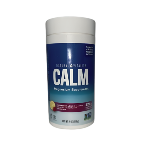 Natural Vitality Calm Magnesium Raspberry Lemon 113g Pulver