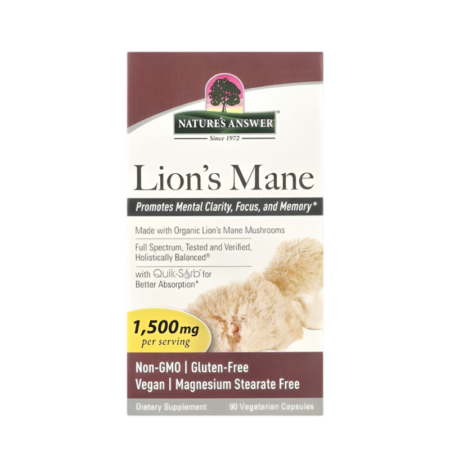 Nature's Answer Lion's Mane 1500mg 90 Kapslar