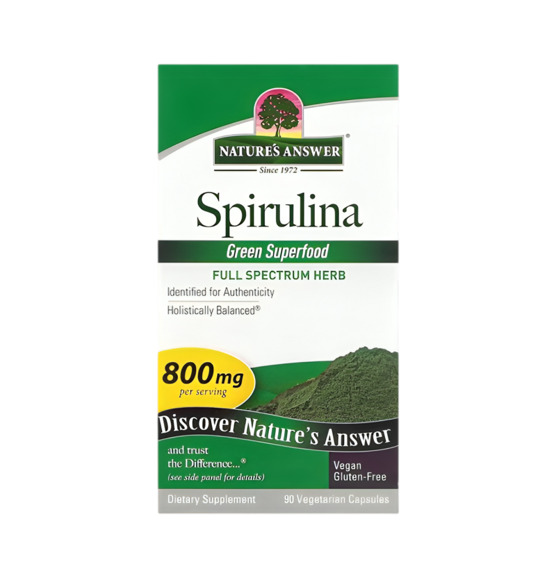 Nature's Answer Spirulina 800mg 90 Kapslar