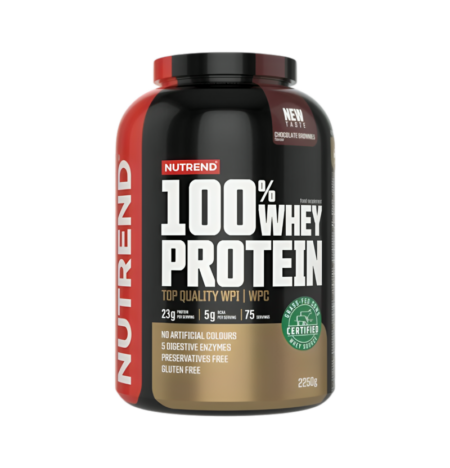 Nutrend 100% Whey Protein, Chocolate Brownies 2250g