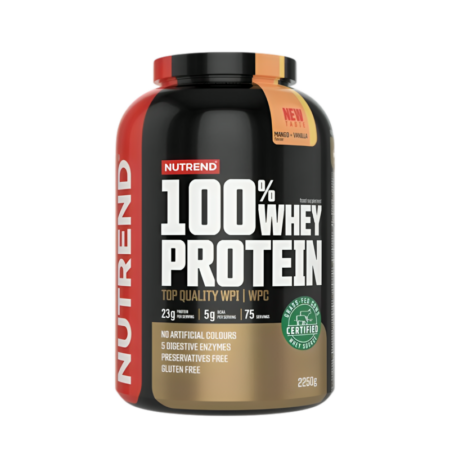 Nutrend 100% Whey Protein Mango + Vanilla 2250g Pulver