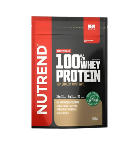 Nutrend 100% Whey Protein Strawberry 400g