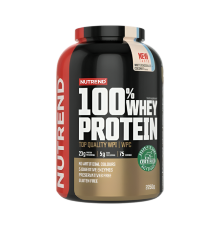 Nutrend 100% Whey Protein White Chocolate + Coconut 2250g Pulver