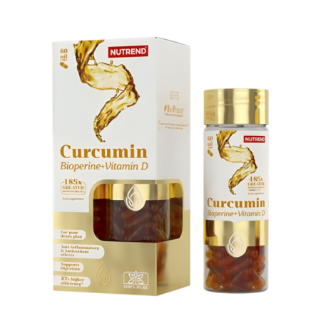 Nutrend Curcumin + Bioperine + Vitamin D 60 Kapslar